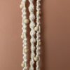 handmade macramé wall hanging/decoration made from white 3mm Bobbiny braided cord