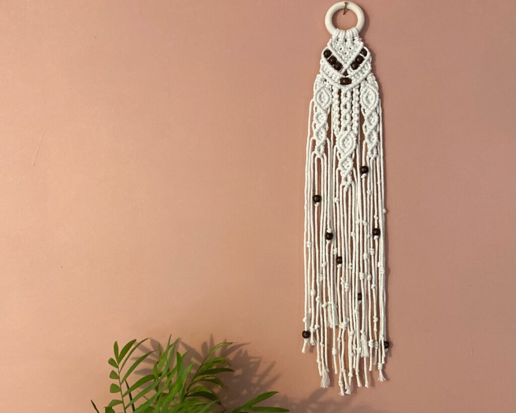 Macrame with beads